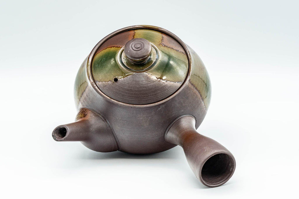 Japanese Kyusu - Ash Glazed Banko-Yaki Teapot - 275ml