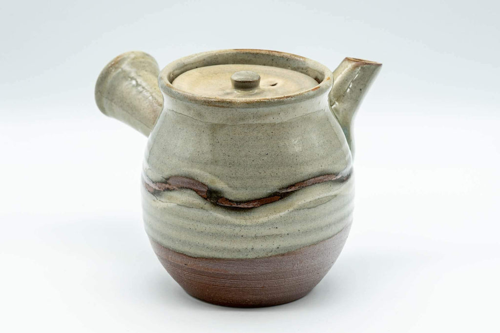 Japanese Kyusu - Vibrant Teal Glazed Do-ake Teapot - 200ml