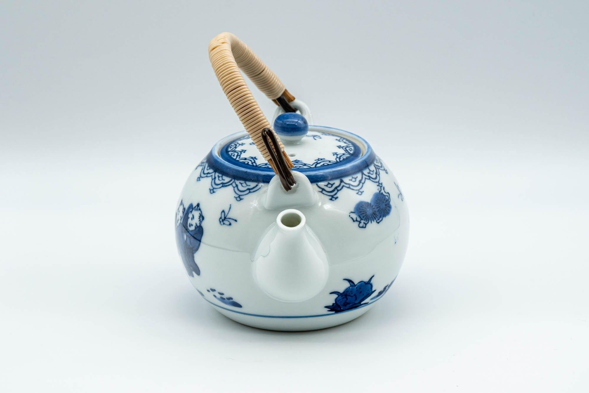 Japanese Dobin - White Porcelain Arita-yaki Debeso Teapot - 250ml