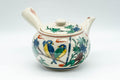 Japanese Kyusu - Tropical Parrots Kutani-yaki Debeso Teapot - 375ml