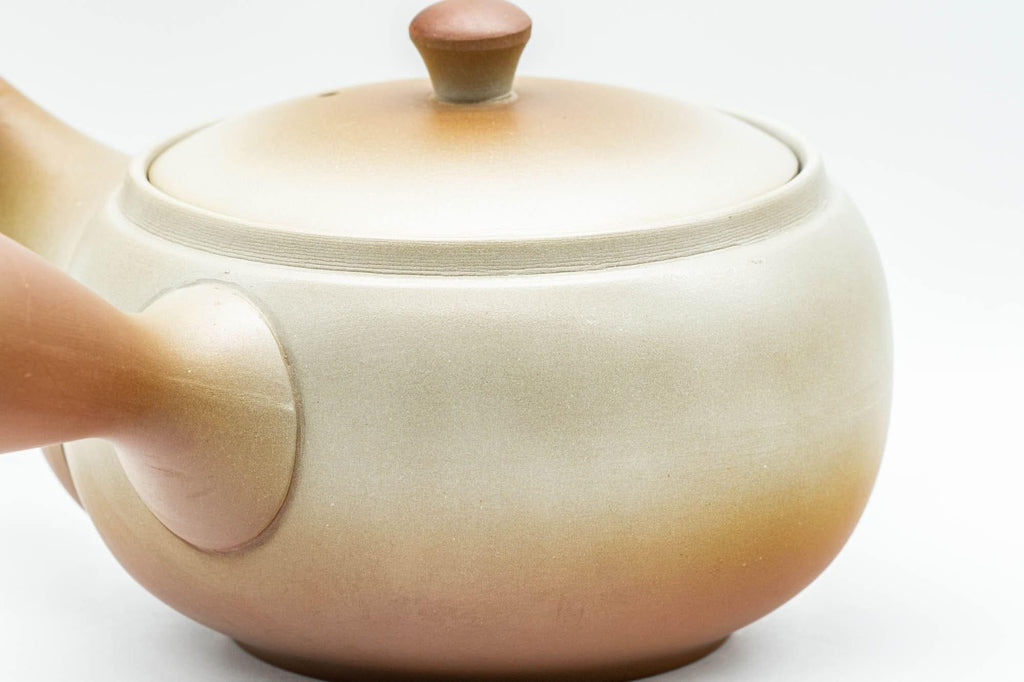 Japanese Kyusu - Large Brown Obi-ami 360 Filter Teapot - 550ml