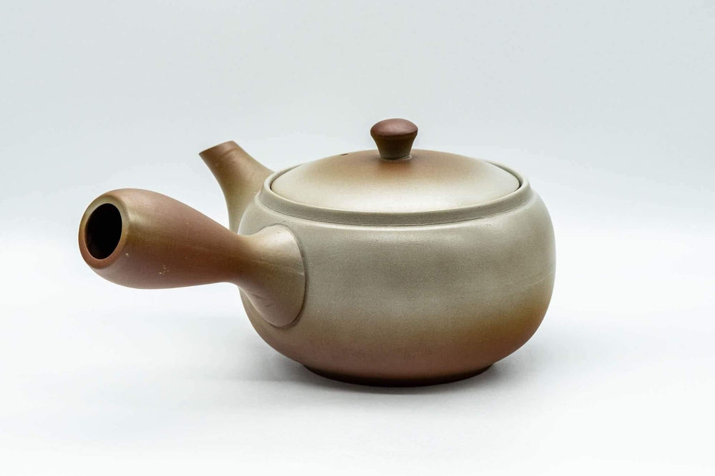 Japanese Kyusu - Large Brown Obi-ami 360 Filter Teapot - 550ml