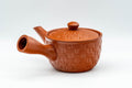Japanese Kyusu - Basket-patterned Tokoname-yaki Teapot - 200ml