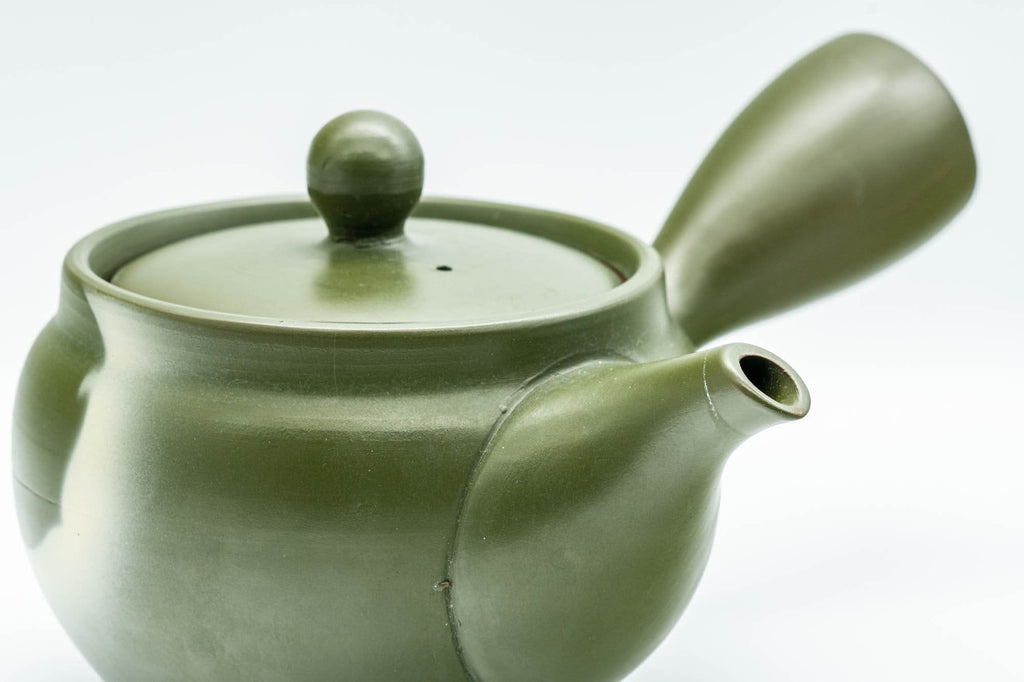 Japanese Kyusu - Green Ryokudei Tokoname-yaki Teapot - 325ml
