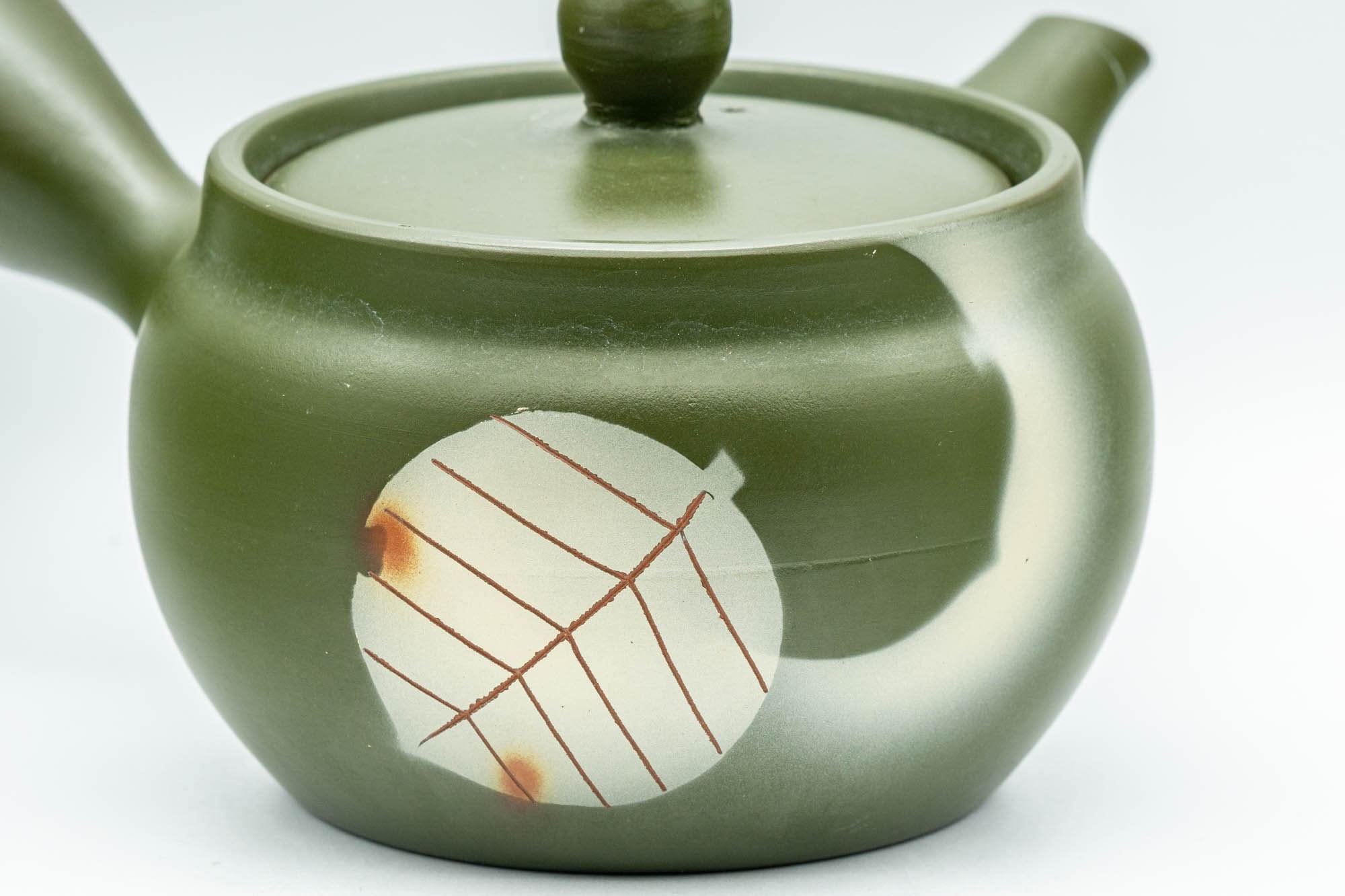 Japanese Kyusu - Green Ryokudei Tokoname-yaki Teapot - 325ml