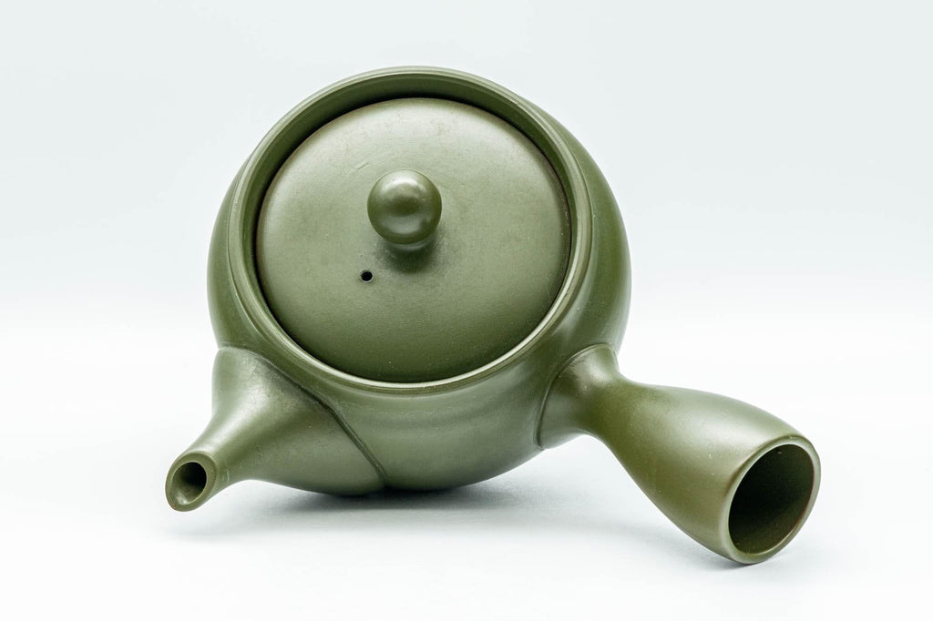 Japanese Kyusu - Green Ryokudei Tokoname-yaki Teapot - 325ml