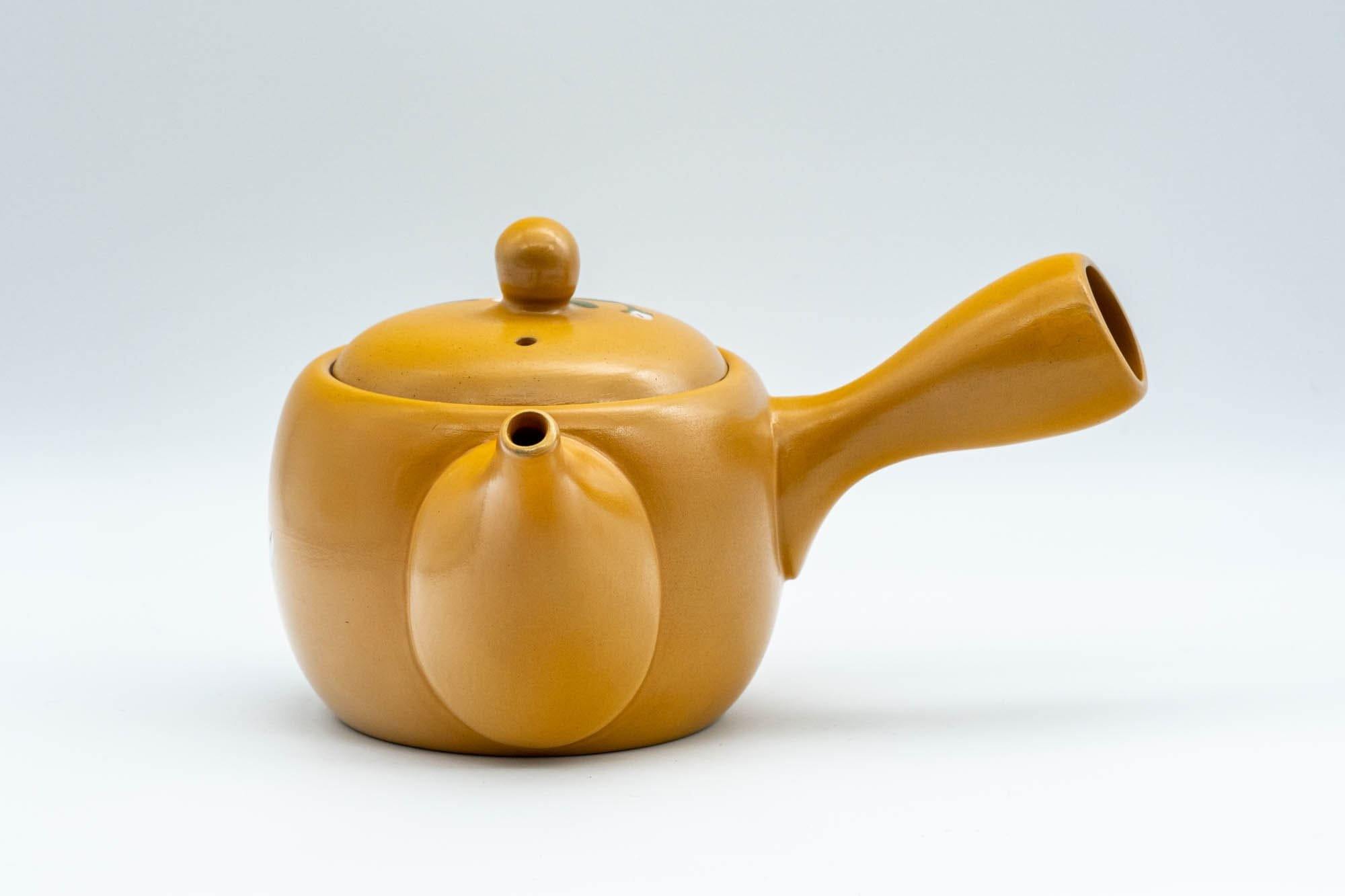 Japanese Kyusu - Decorative Plum Blossom Tokoname-yaki Teapot - 300ml