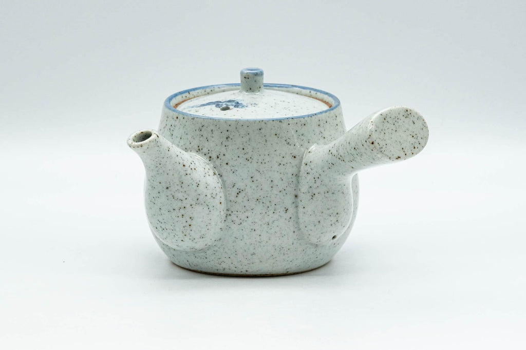 Japanese Kyusu - Blue and Grey Bamboo Villagers Debeso Teapot - 220ml