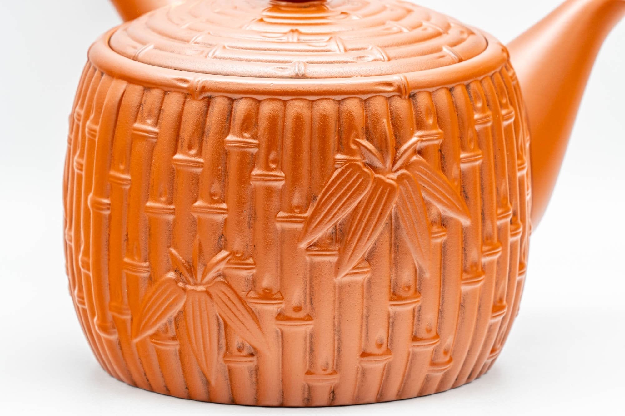 Japanese Kyusu - Large Bamboo Tokoname-yaki Debeso Teapot - 500ml
