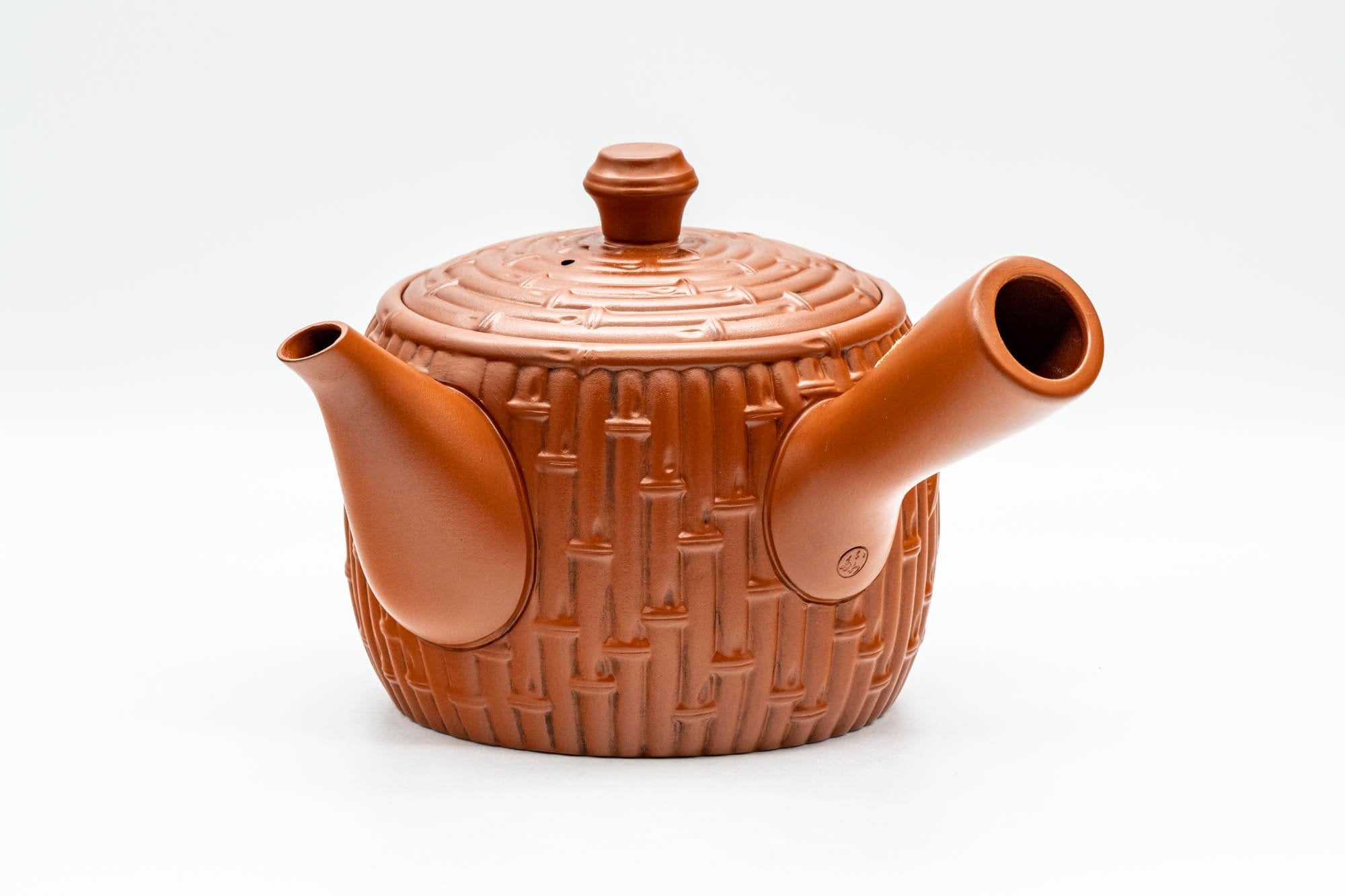 Japanese Kyusu - Large Bamboo Tokoname-yaki Debeso Teapot - 500ml