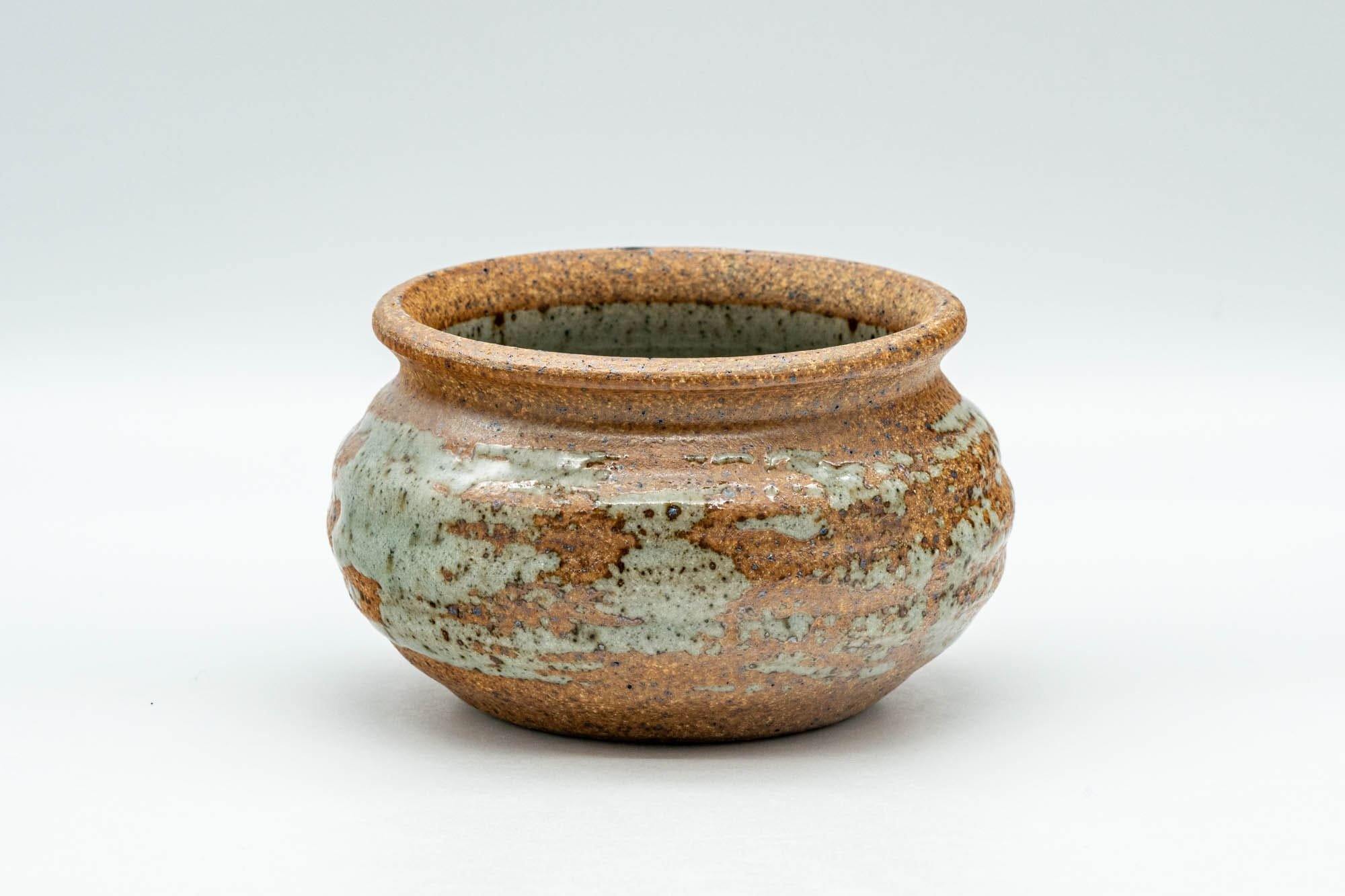 Japanese Kensui - 信楽焼 Small Shigaraki-yaki Water Bowl - 200ml
