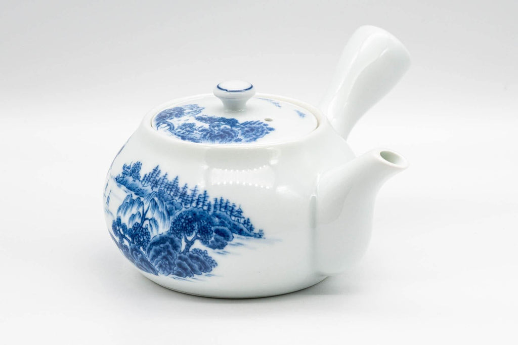 Japanese Kyusu - 有田焼 Porcelain Arita-yaki Debeso Teapot - 240ml