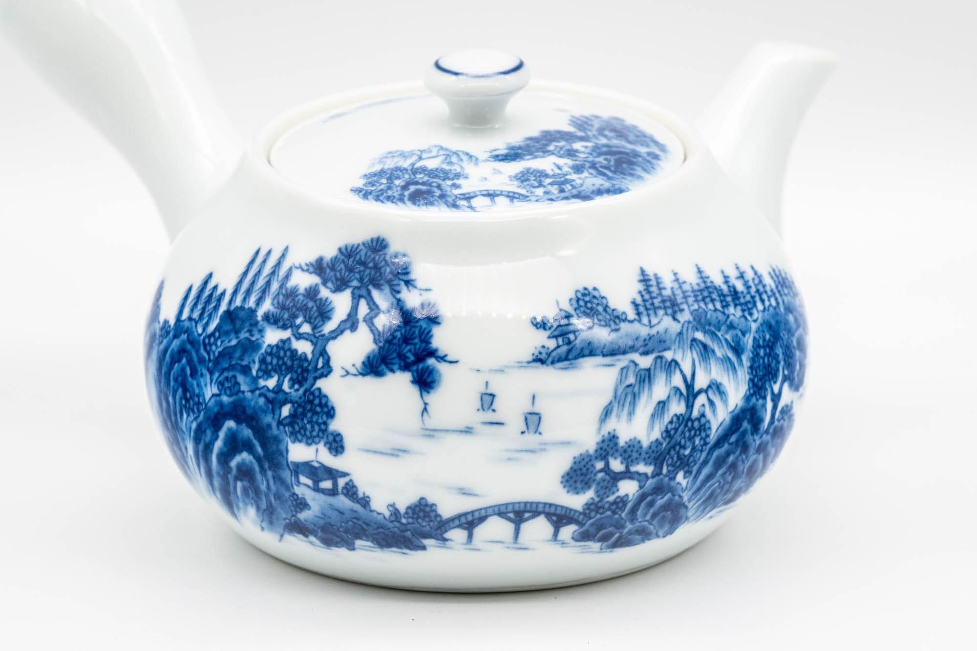 Japanese Kyusu - 有田焼 Porcelain Arita-yaki Debeso Teapot - 240ml