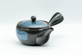 Japanese Kyusu - Blue Hakeme Mesh Teapot - 275ml