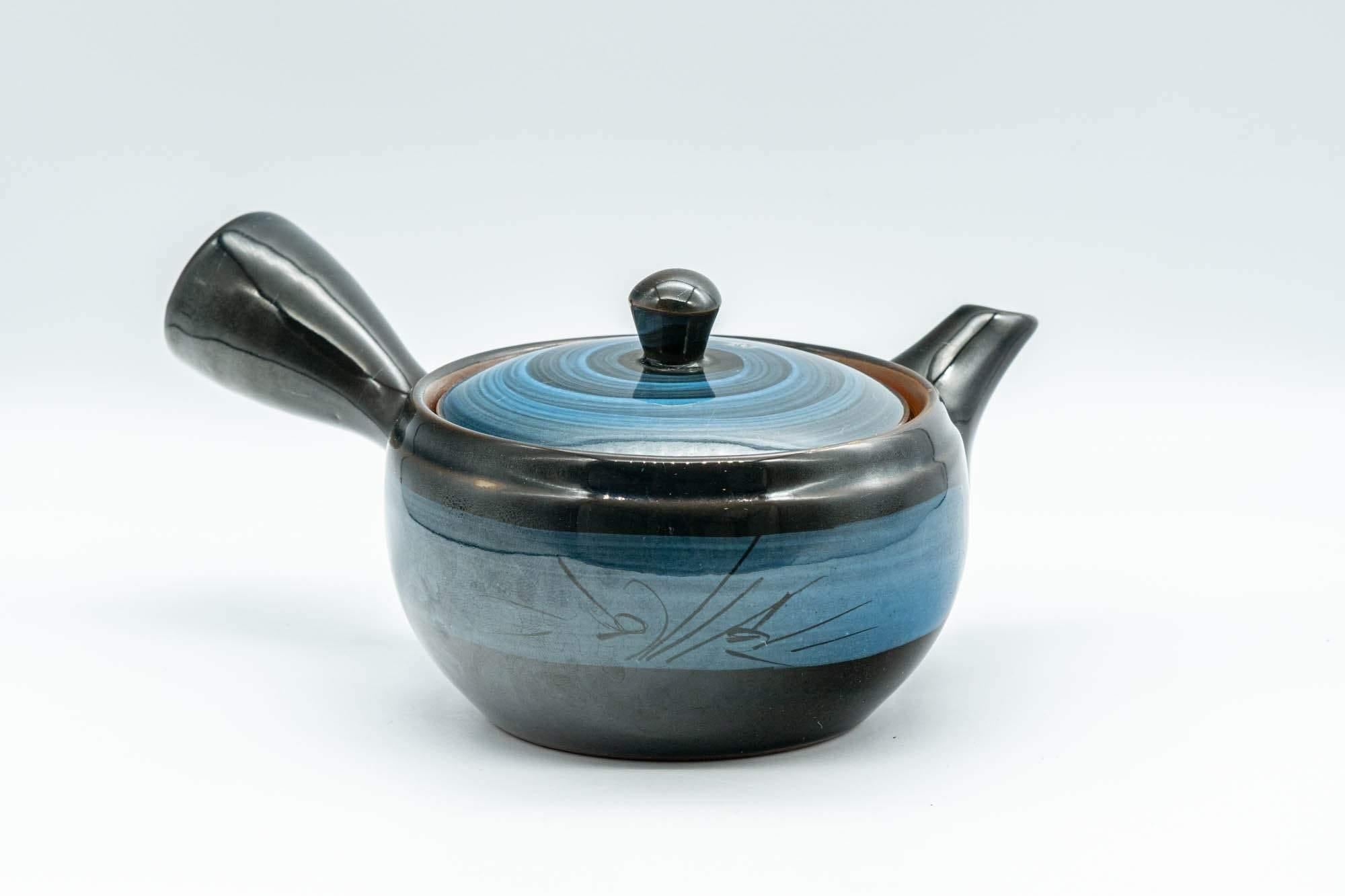 Japanese Kyusu - Blue Hakeme Mesh Teapot - 275ml