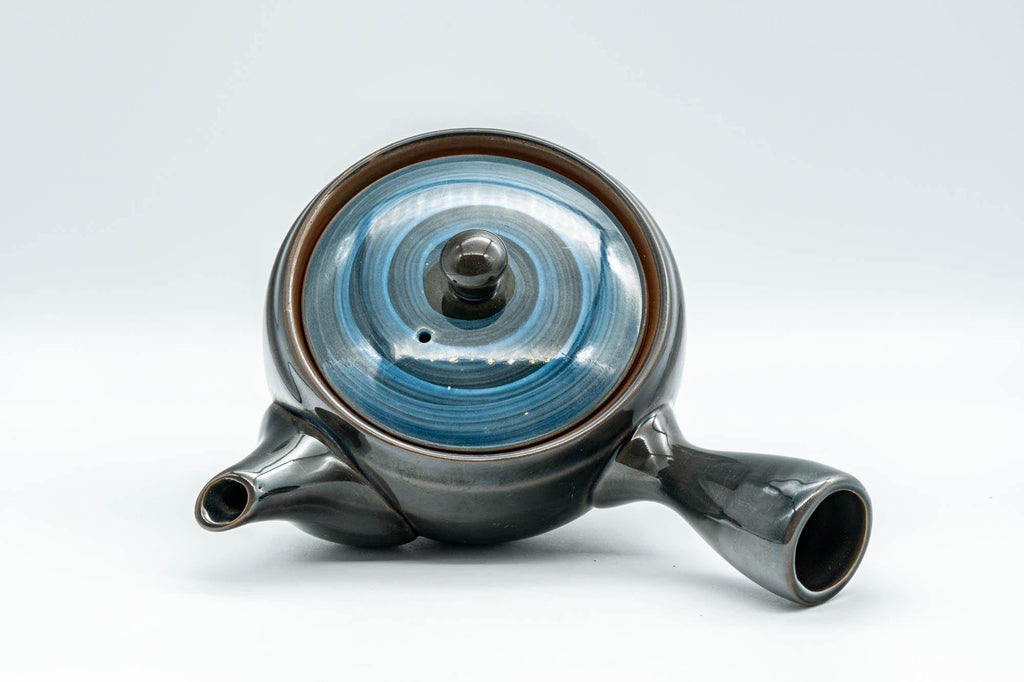 Japanese Kyusu - Blue Hakeme Mesh Teapot - 275ml