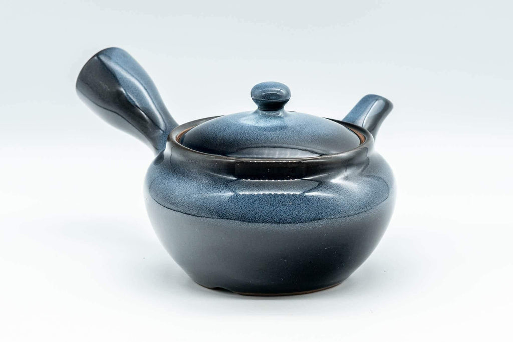 Japanese Kyusu - Blue Gradient Mesh Filter Teapot - 340ml