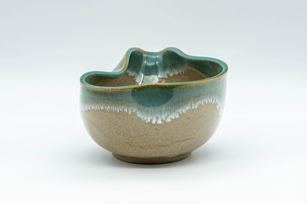 Japanese Katakuchi - Turquoise Glazed Agano-yaki Water Cooler - 180ml