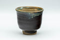 Japanese Teacup - Brown, Beige, and Blue Drip-Glazed Yunomi - 90ml