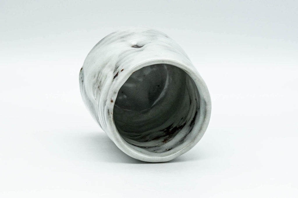 Japanese Teacup - Milky White Glazed Wabi-Sabi Yunomi - 160ml