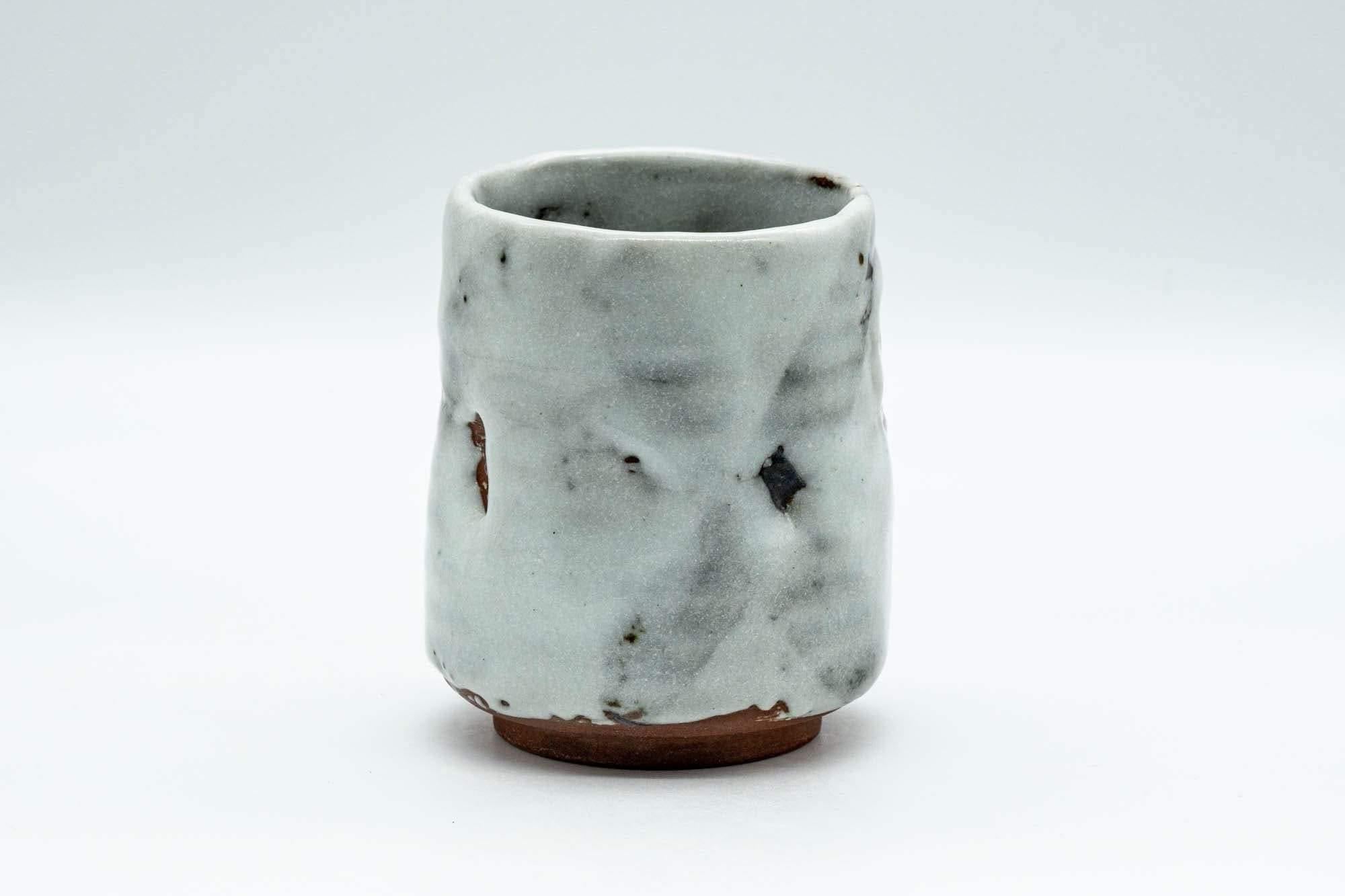 Japanese Teacup - Milky White Glazed Wabi-Sabi Yunomi - 160ml