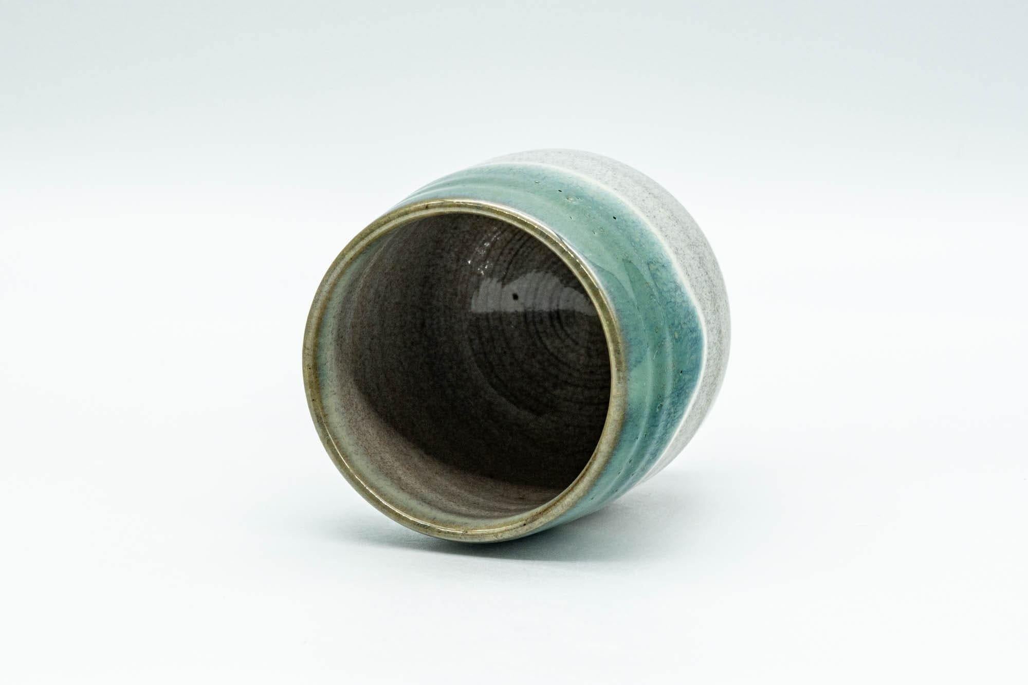 Japanese Teacup - Green Drip-Glazed Agano-yaki Yunomi - 100ml
