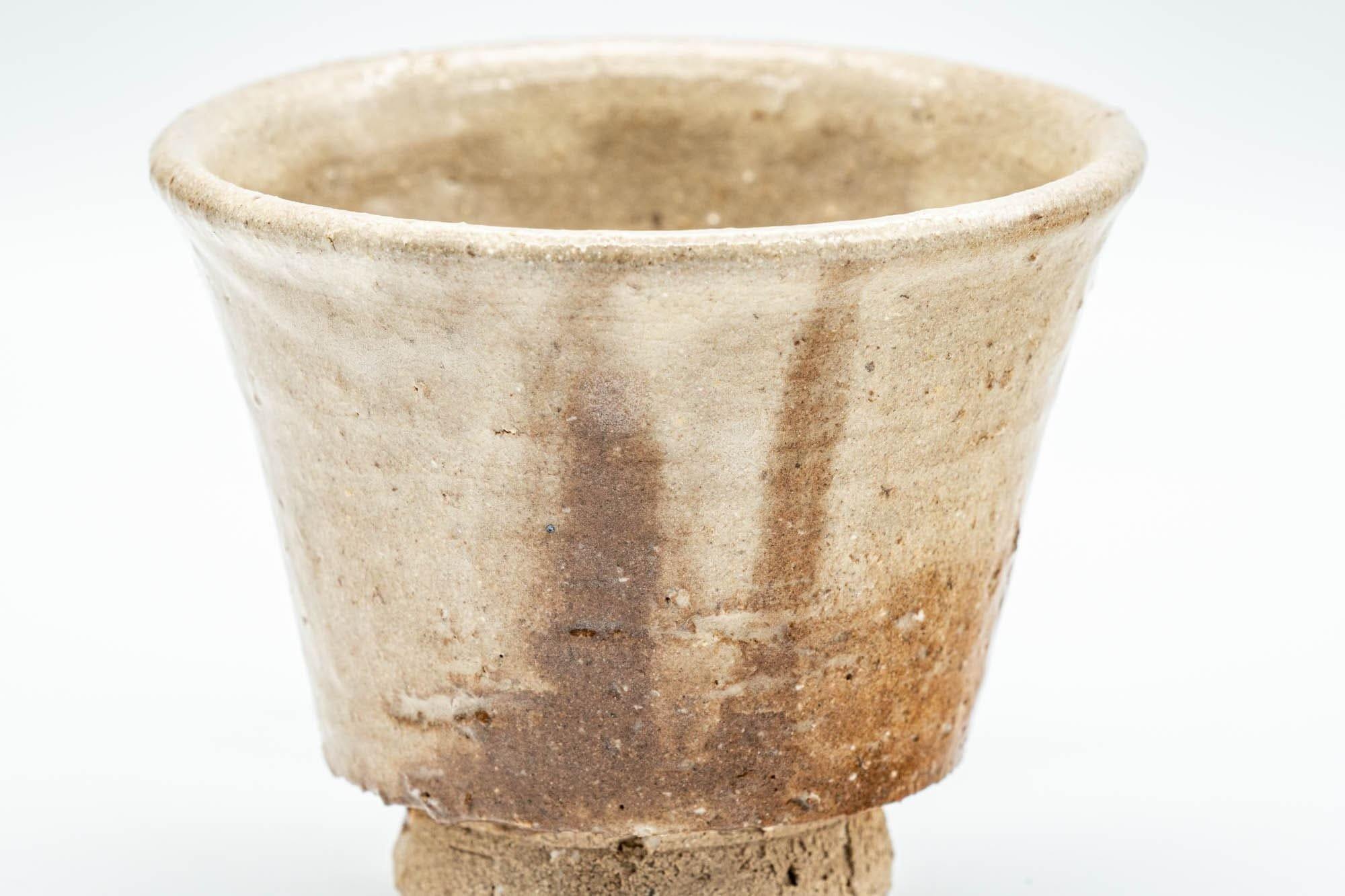 Japanese Teacup - Beige-Glazed Hagi-yaki Yunomi - 90ml