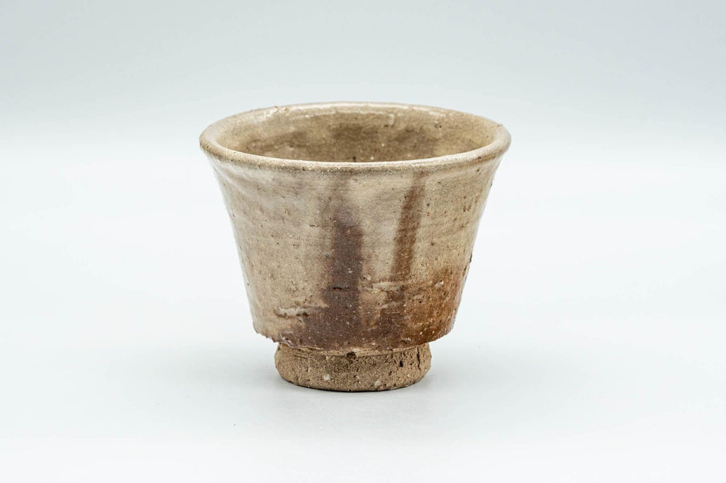 Japanese Teacup - Beige-Glazed Hagi-yaki Yunomi - 90ml