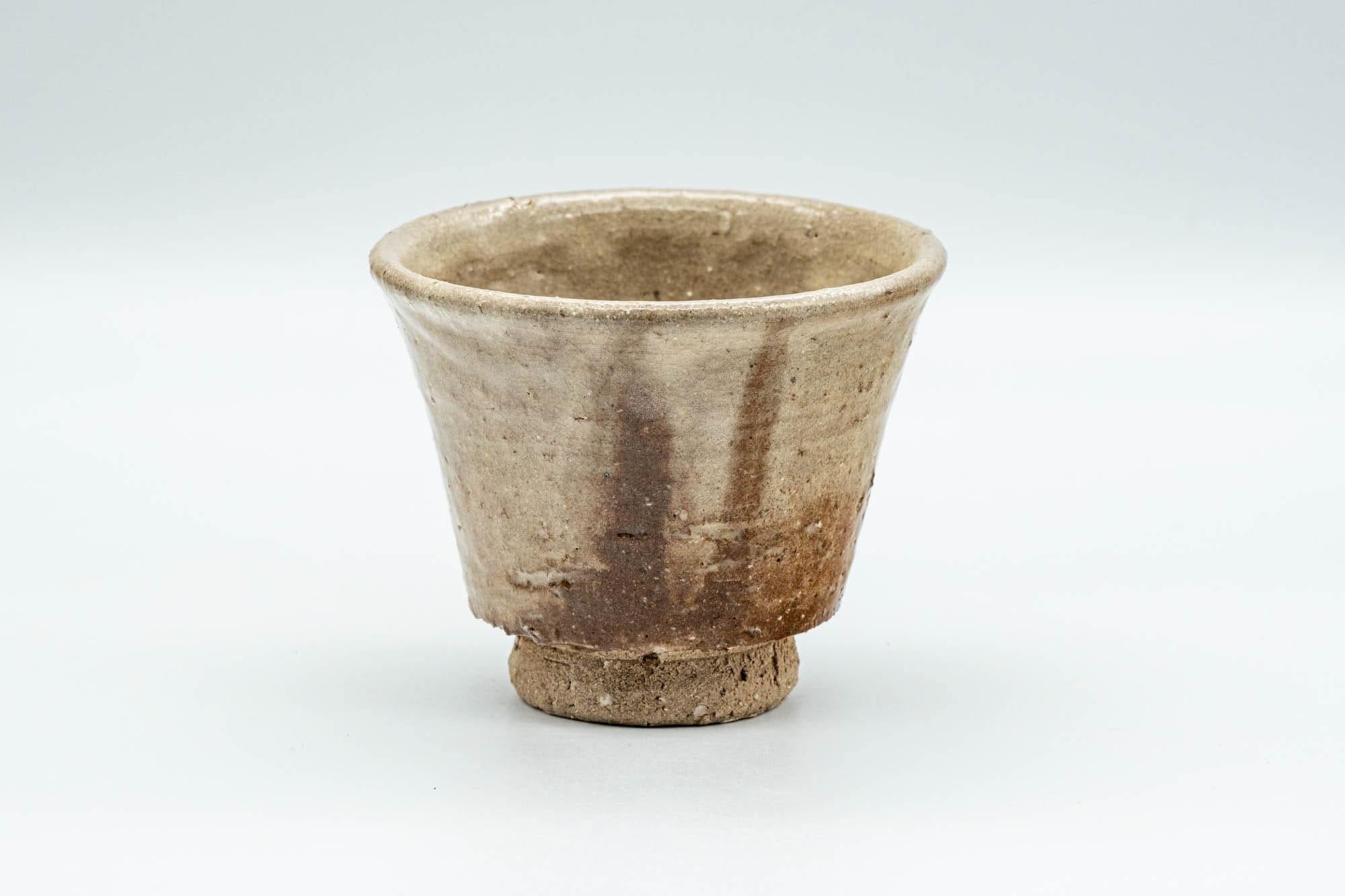 Japanese Teacup - Beige-Glazed Hagi-yaki Yunomi - 90ml