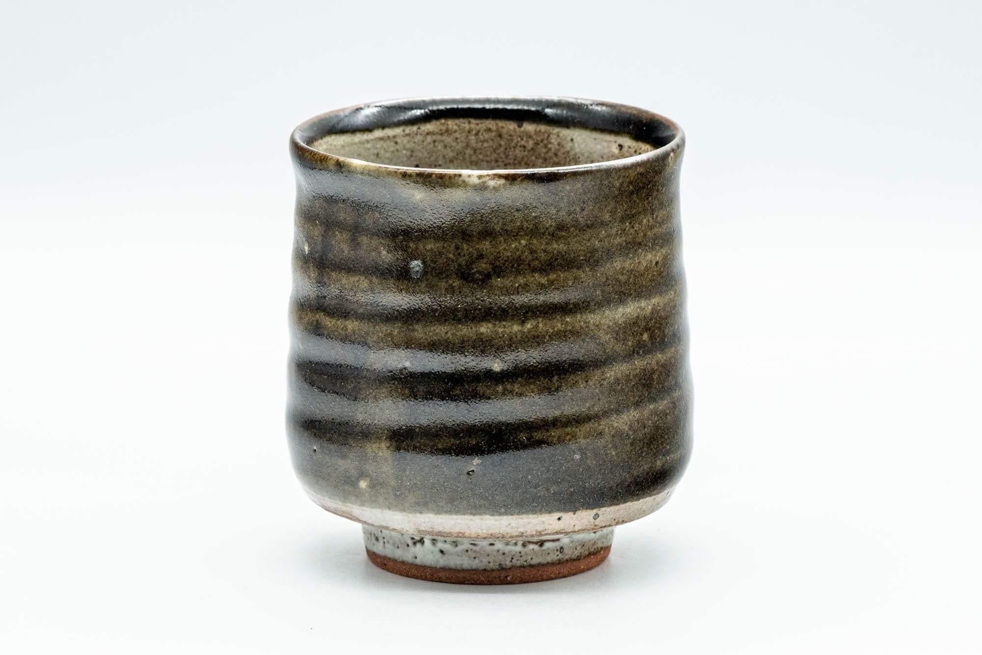 Japanese Teacup - Brown Spiraling Yunomi - 190ml