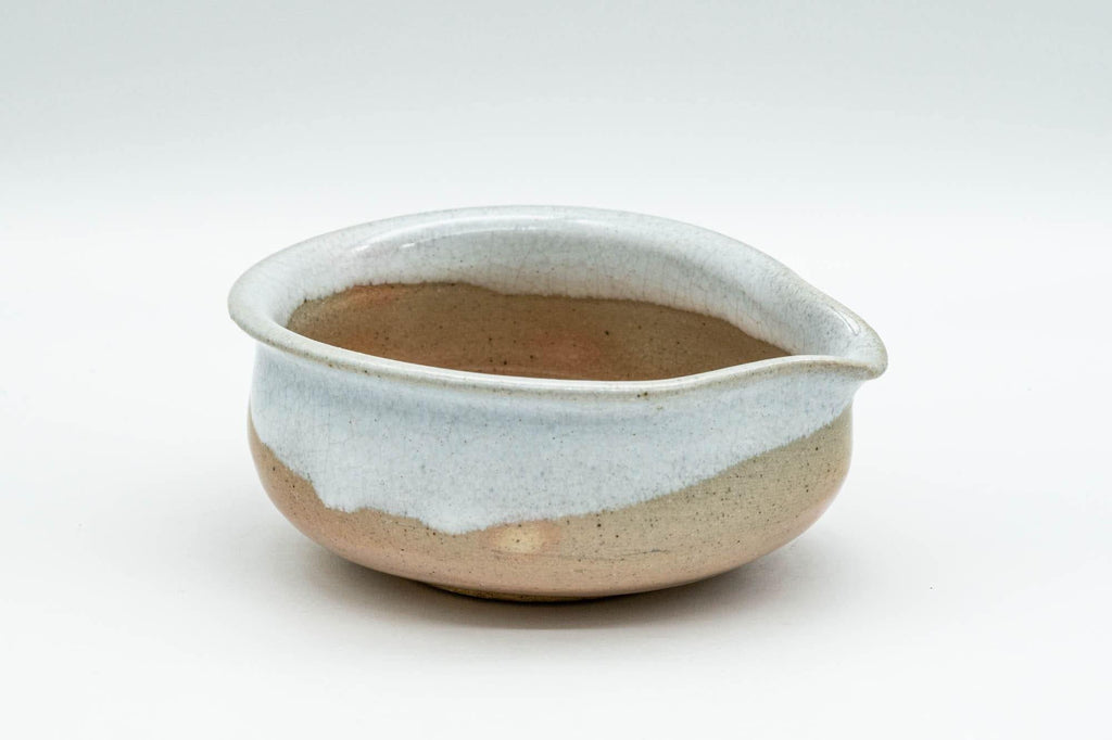 Japanese Katakuchi - Beige White Hagi-yaki Water Cooler - 100ml