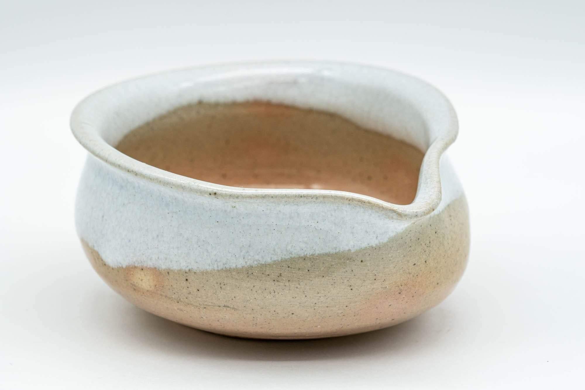 Japanese Katakuchi - Beige White Hagi-yaki Water Cooler - 100ml