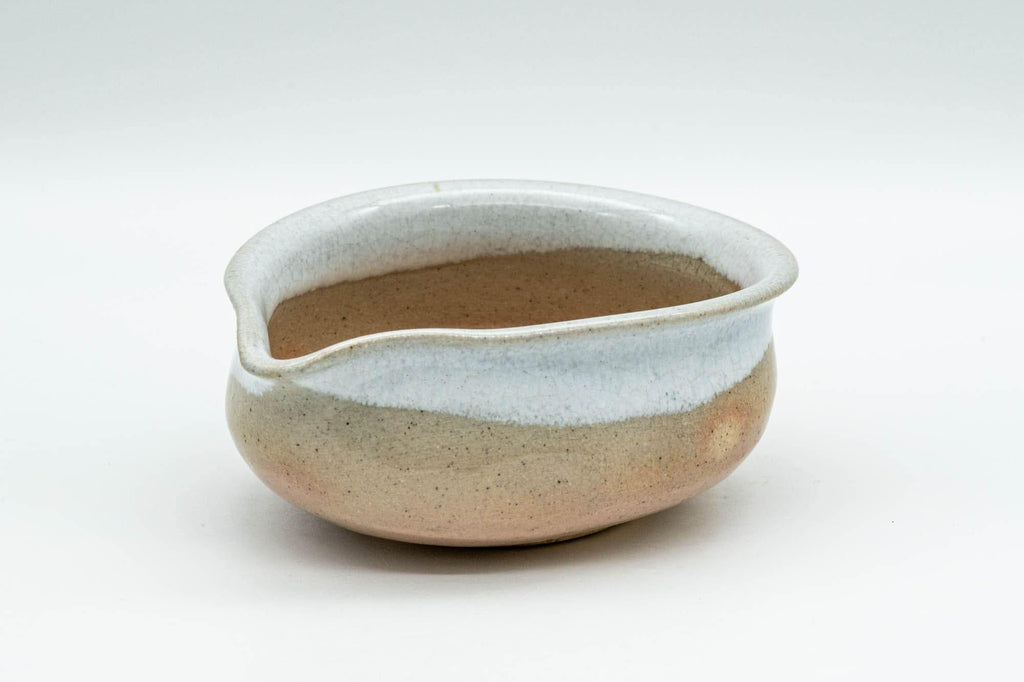 Japanese Katakuchi - Beige White Hagi-yaki Water Cooler - 100ml