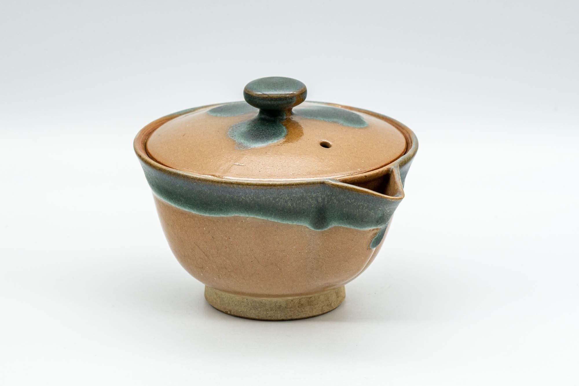 Japanese Houhin - Blue-Green Drip Glazed Agano-yaki Do-ake Teapot - 160ml