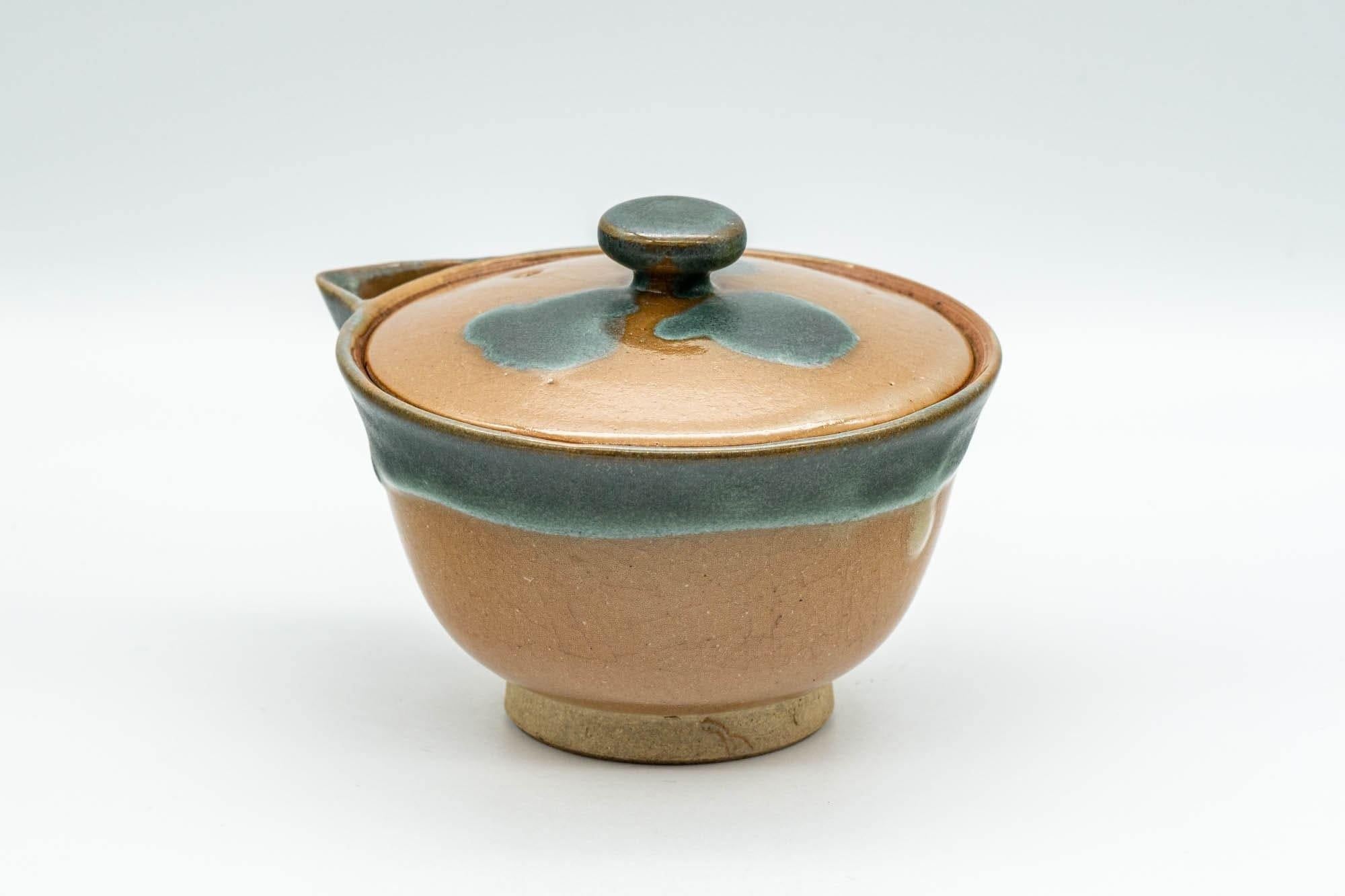 Japanese Houhin - Blue-Green Drip Glazed Agano-yaki Do-ake Teapot - 160ml