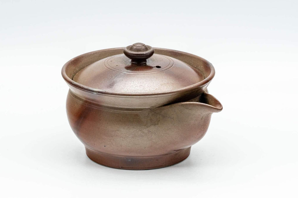 Japanese Houhin - 柴岡陶泉堂 Shibaoka Tosendou Hidasuki Bizen-yaki Do-ake Teapot - 120ml