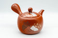 Japanese Kyusu - Engraved Turtle Tokoname-yaki Teapot - 350ml