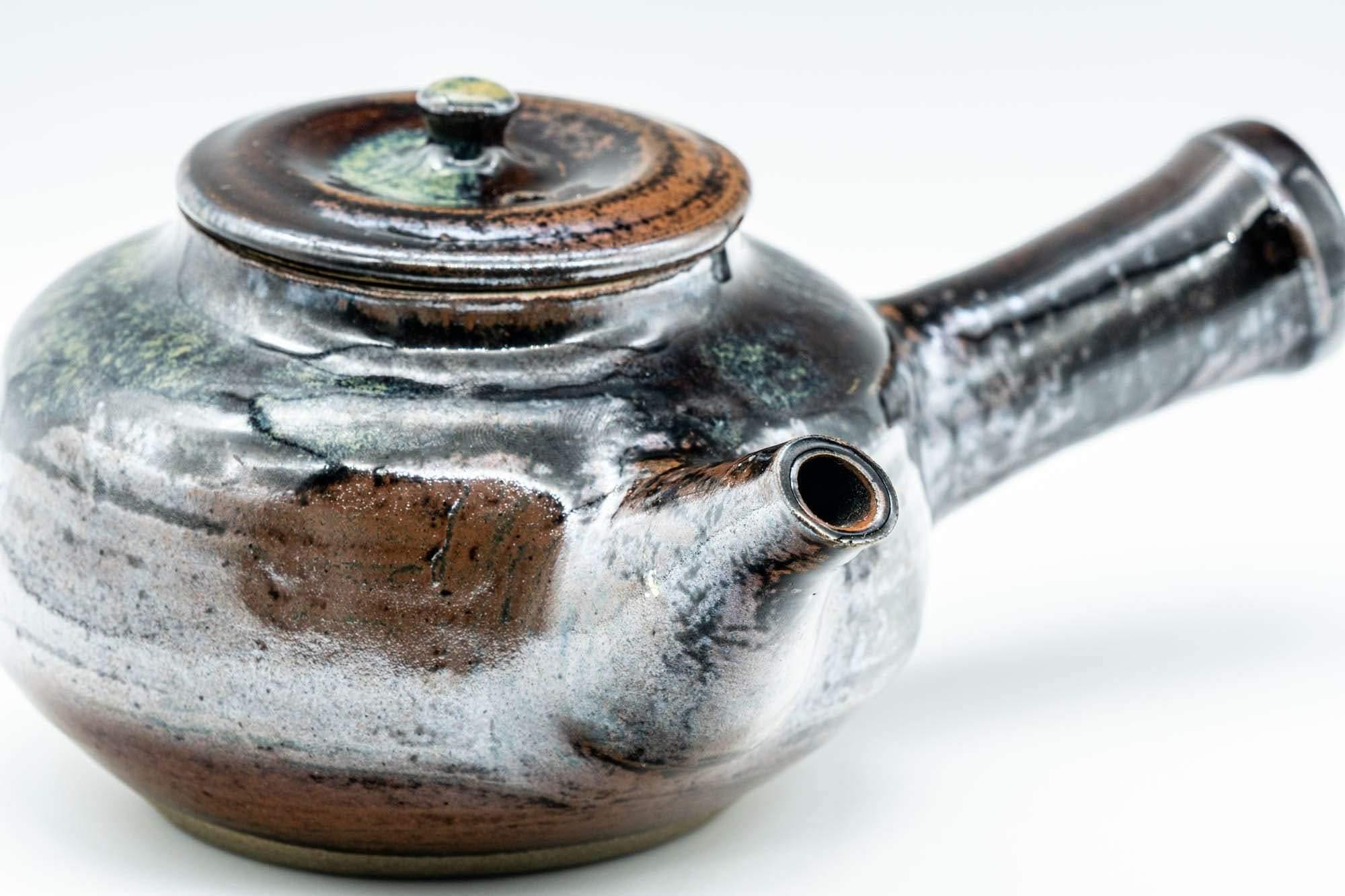 Japanese Kyusu - Hare's Fur Glazed Do-ake Teapot - 400ml