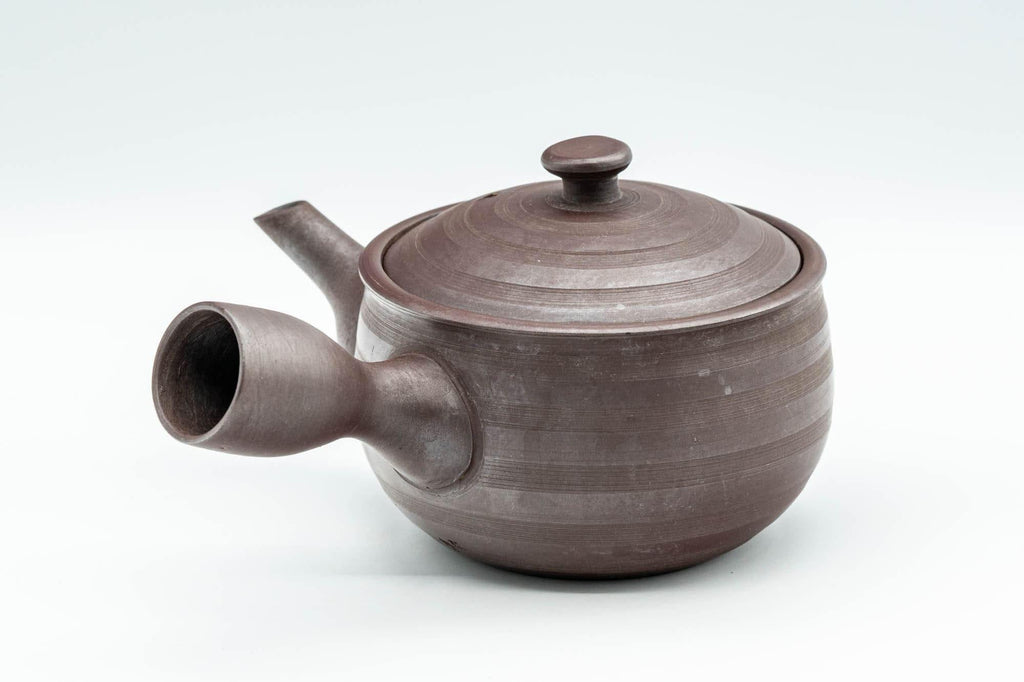 Japanese Kyusu - Striped Banko-yaki Teapot - 240ml