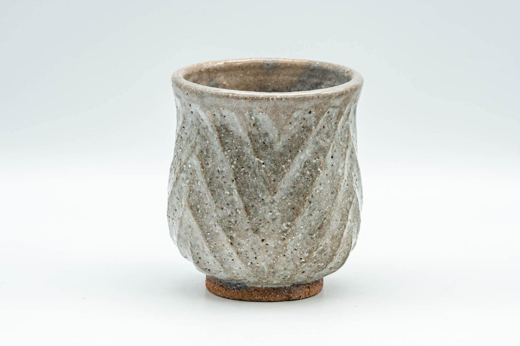 Japanese Teacup - Groovy Grey Glazed Yunomi - 180ml