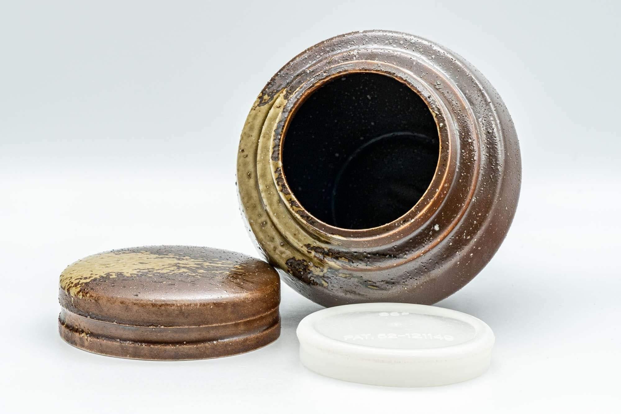 Japanese Chatsubo - 茶壺 Ash Glazed Shigaraki-yaki Tea Canister - 400ml