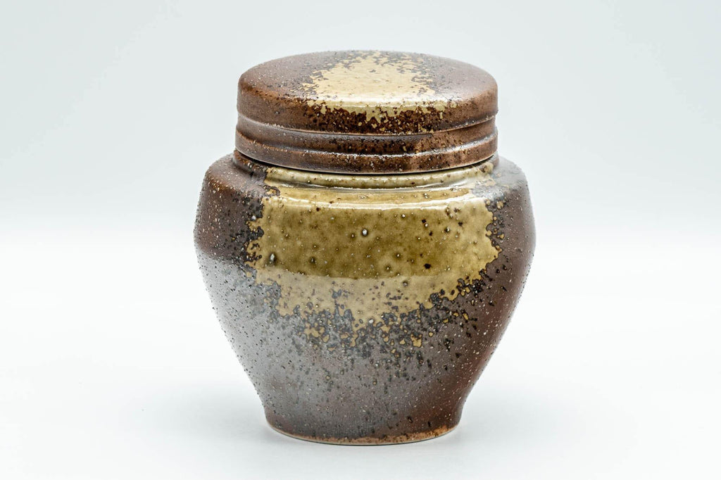 Japanese Chatsubo - 茶壺 Ash Glazed Shigaraki-yaki Tea Canister - 400ml