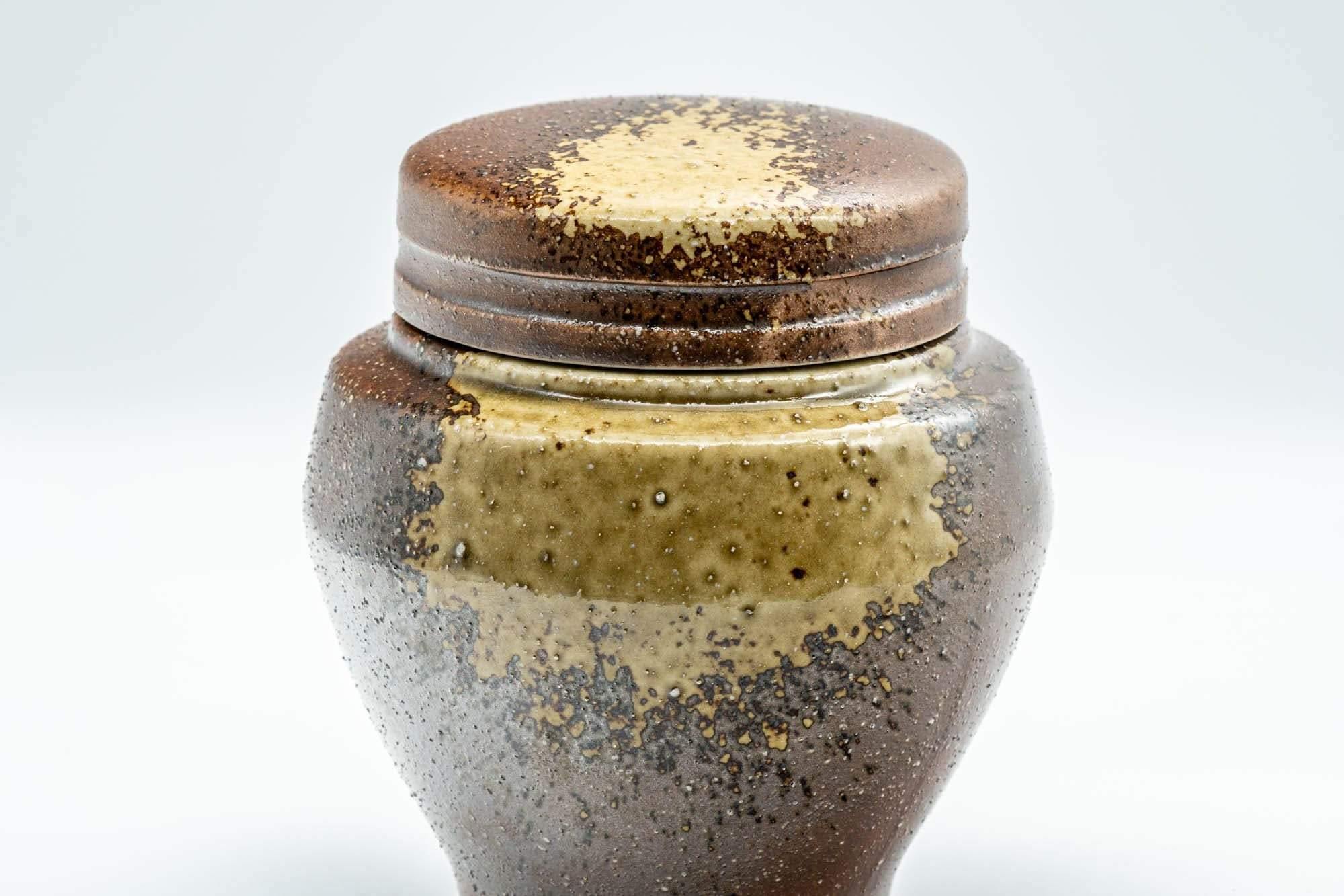 Japanese Chatsubo - 茶壺 Ash Glazed Shigaraki-yaki Tea Canister - 400ml