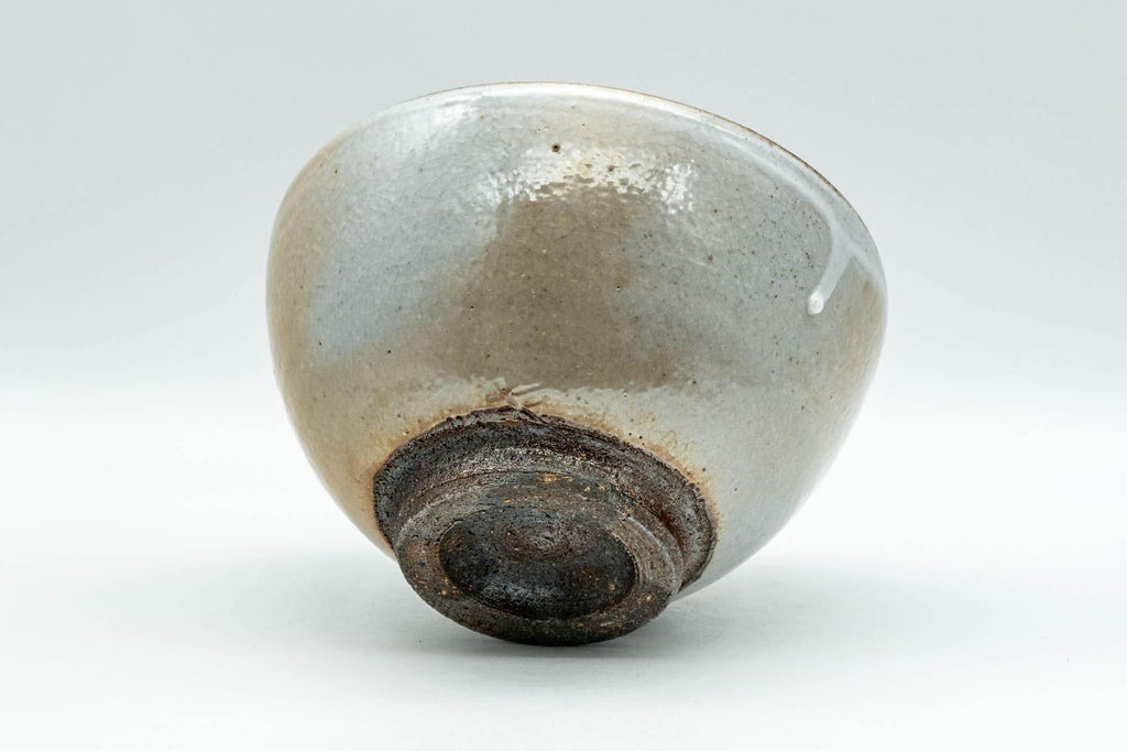 Japanese Matcha Bowl - Specked Grey Glazed Wan-nari Chawan - 350ml