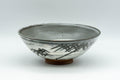 Japanese Matcha Bowl - Grey Hakeme Natsu Summer Chawan - 200ml