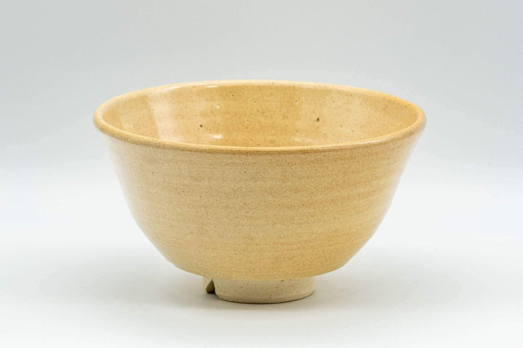 Japanese Matcha Bowl - Beige Drip-Glazed Hagi-yaki Chawan - 300ml