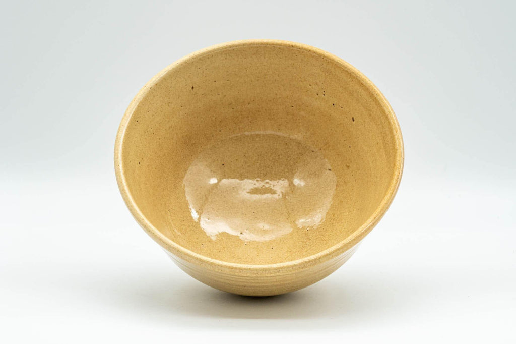 Japanese Matcha Bowl - Beige Drip-Glazed Hagi-yaki Chawan - 300ml