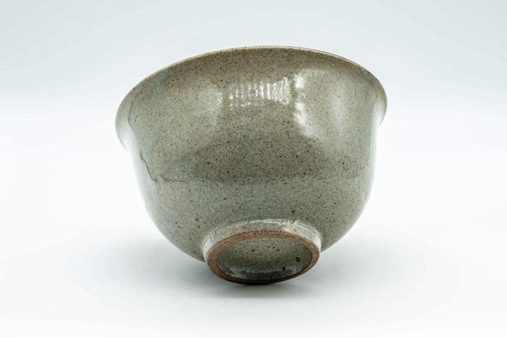 Japanese Matcha Bowl - Grey Tea Leaves Komogai-nari Chawan - 300ml