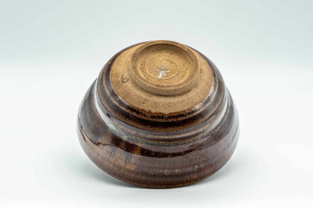 Japanese Matcha Bowl - Umber Iron Glazed Ido-gata Chawan - 300ml