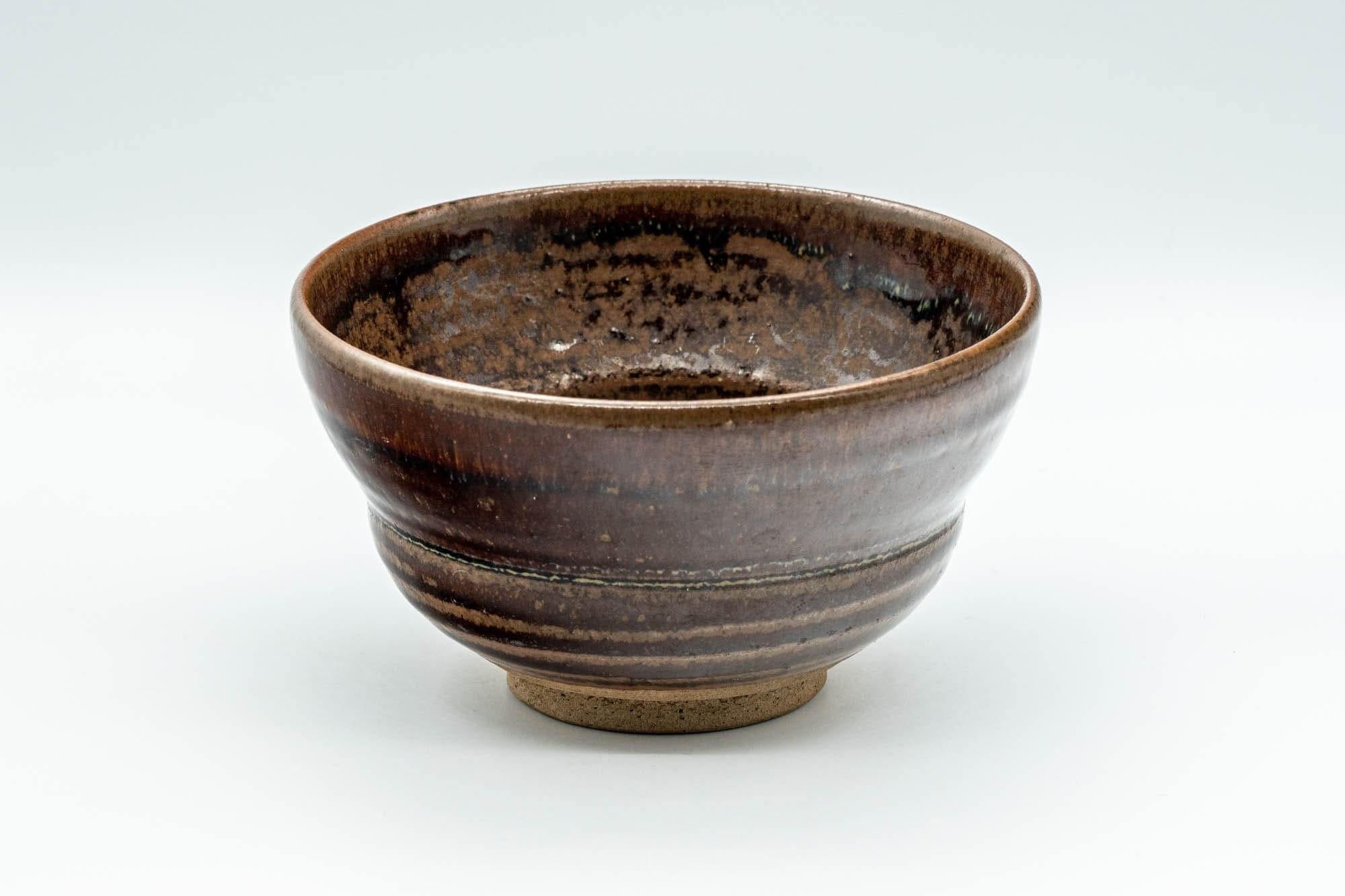 Japanese Matcha Bowl - Umber Iron Glazed Ido-gata Chawan - 300ml